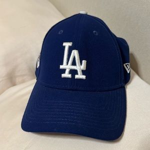 Dodgers New Era World Series Patch Adjustable Hat